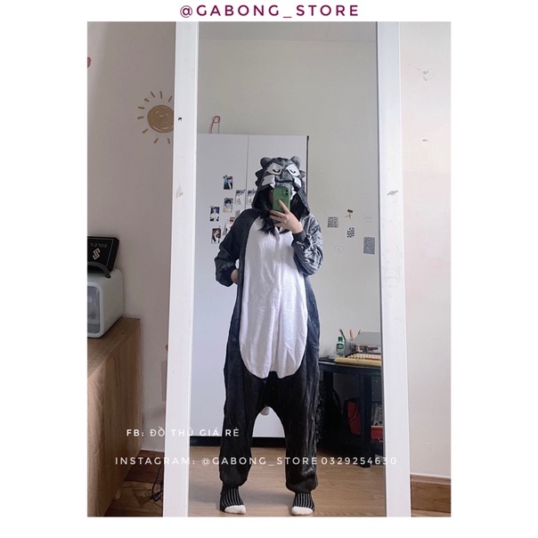 🐺 ẢNH THẬT 🐺 set bộ đồ thú bông hình sói xám cực cool | BigBuy360 - bigbuy360.vn