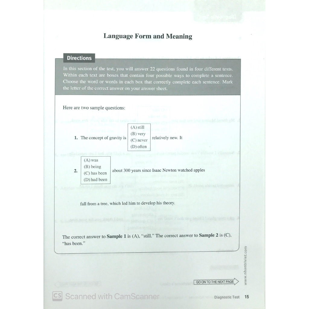 Sách - Master Toefl Junior-Advanced (Cefr Level B2)-Grammar