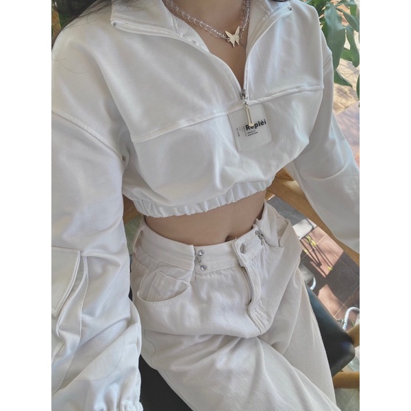 [ẢNH THẬT ĐỘC QUYỀN REPLEI1986] Áo croptop hộp