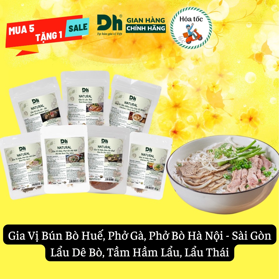Phở Bò Hà Nội Sài Gòn Phở Gà Bún Bò Huế Lẩu Thái Lẩu Dê Bò Tầm Hầm Lẩu Gia Vị Nấu Ướp DH Food Foods Bếp Ulatroi