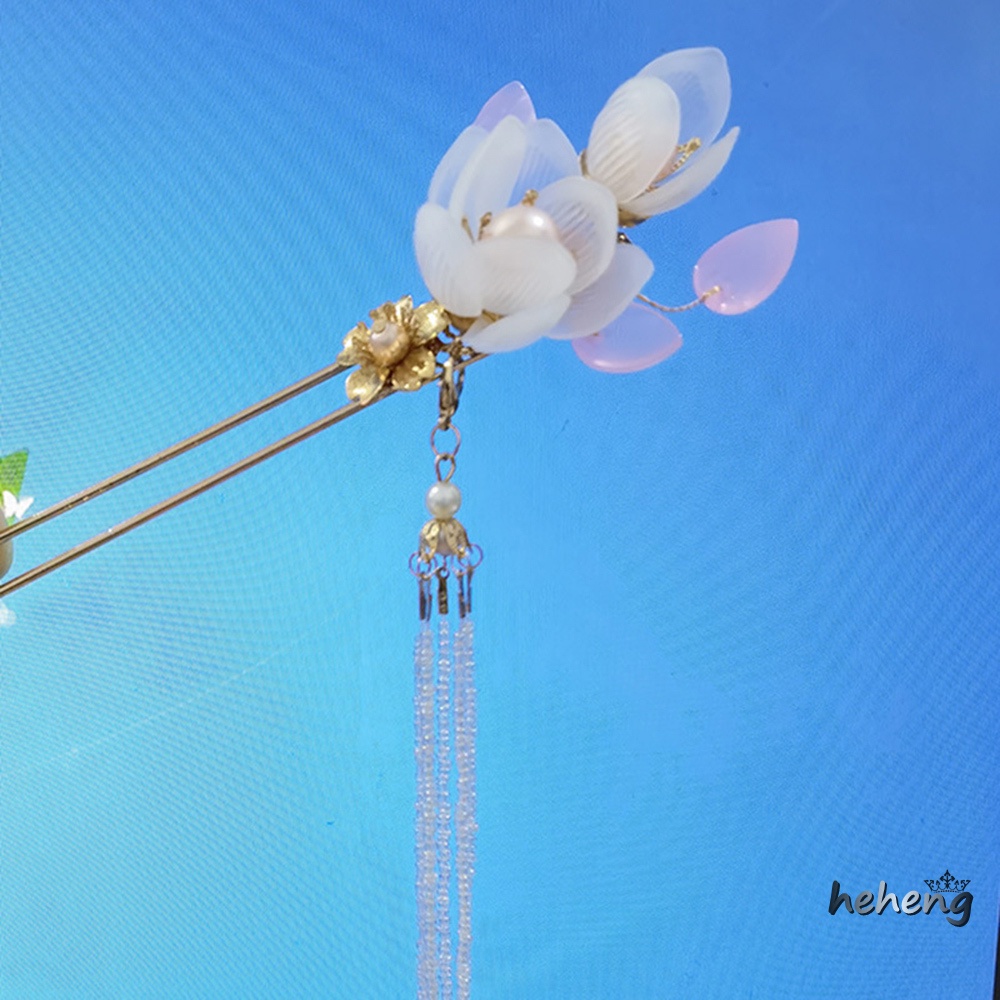 Trâm Cài Tóc Bằng Hợp Kim Hình Chữ U Phối Tua Rua Màu Sắc Phong Cách Trung Hoa Dễ Thương Dành Cho Sườn Xám / Hán Phục