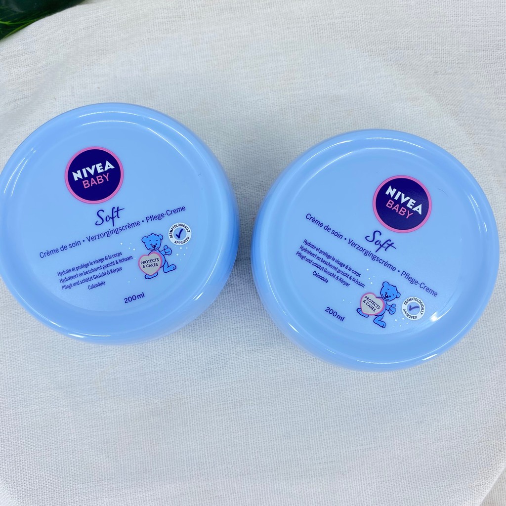 Kem dưỡng da Nivea Baby soft cream giúp da bé luôn mềm mại mịn màng- hàng chuẩn đức