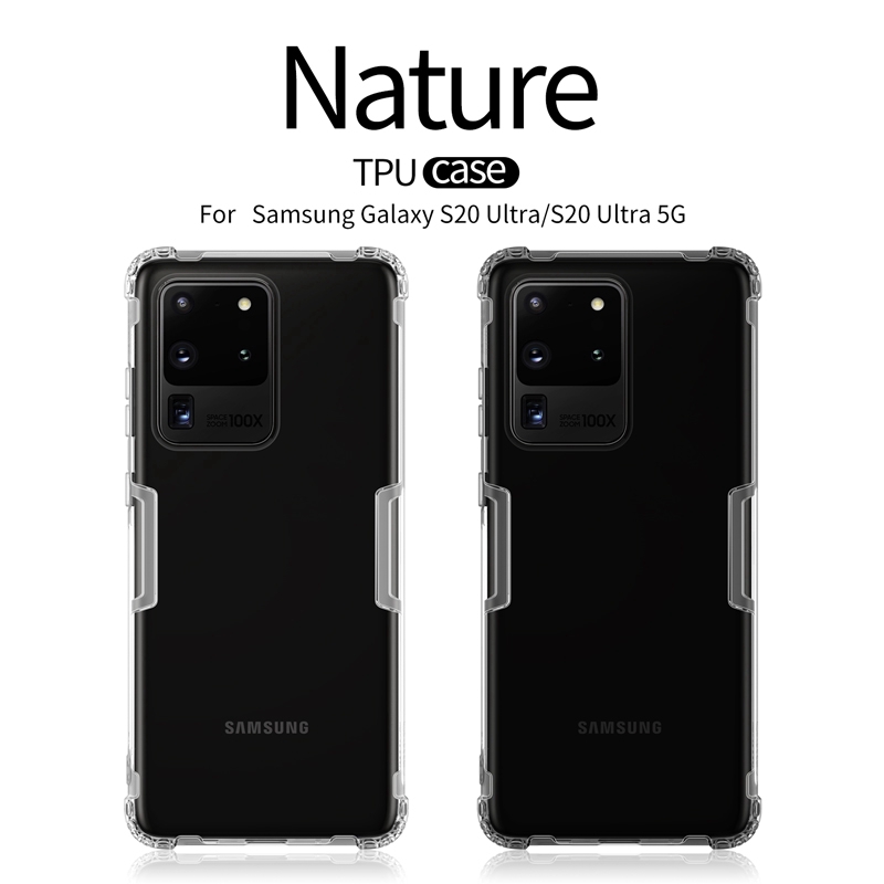 Ốp điện thoại NILLKIN chất liệu TPU siêu mỏng cho Samsung Galaxy S20 Ultra 5G