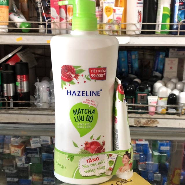 💖DATE MỚI💖 Sữa Tắm Hazeline Matcha Lựu Đỏ 900g