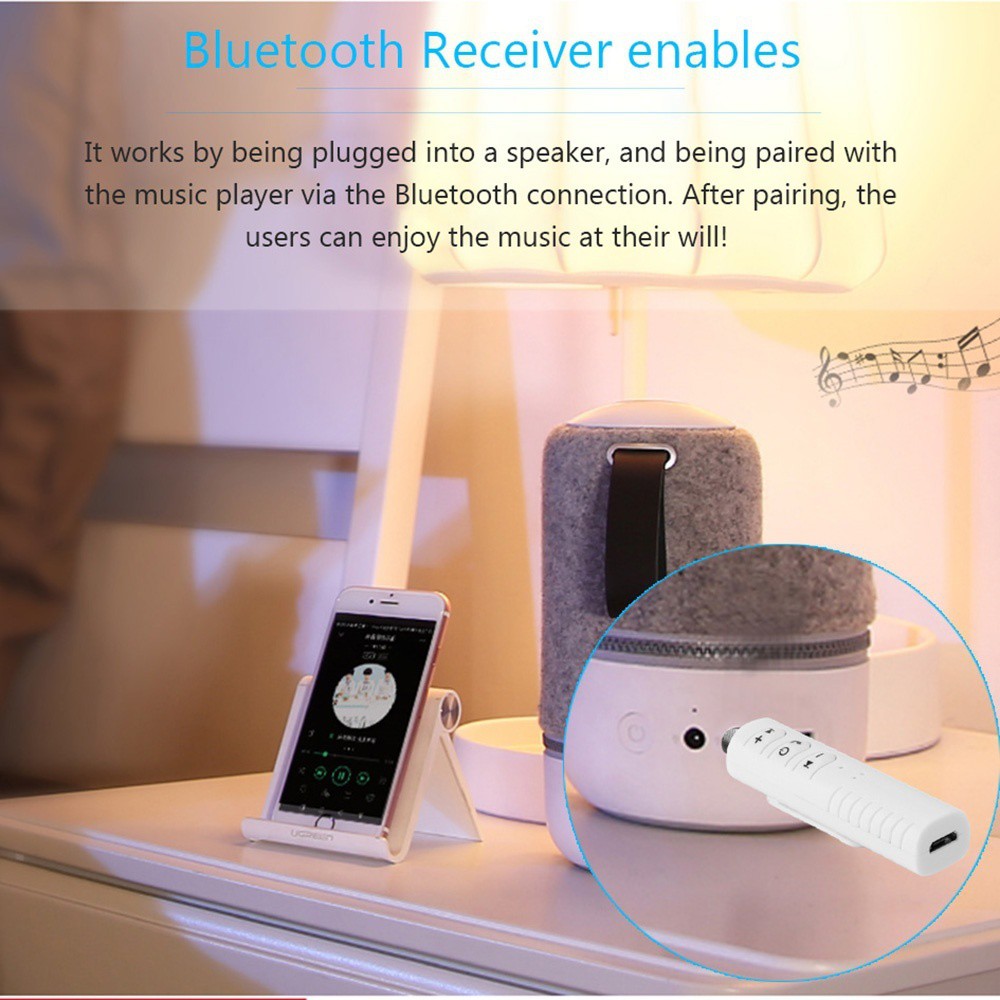 Thiết bị nhận tín hiệu âm thanh bluetooth 4.1 AUX A2DP tiện dụng