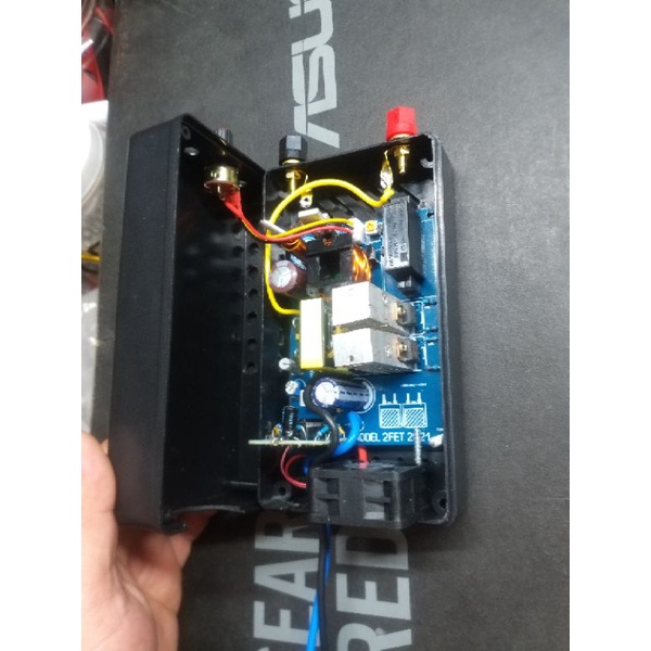 Máy kích mini 2 fet. Kích đi bình xe máy. Máy điện tử 2fet