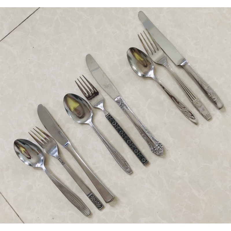 Dao, lỉa ăn bít tết, muỗng inox cao cấp - Steak chuyên dụng  Hàng inox 304 cao cấp