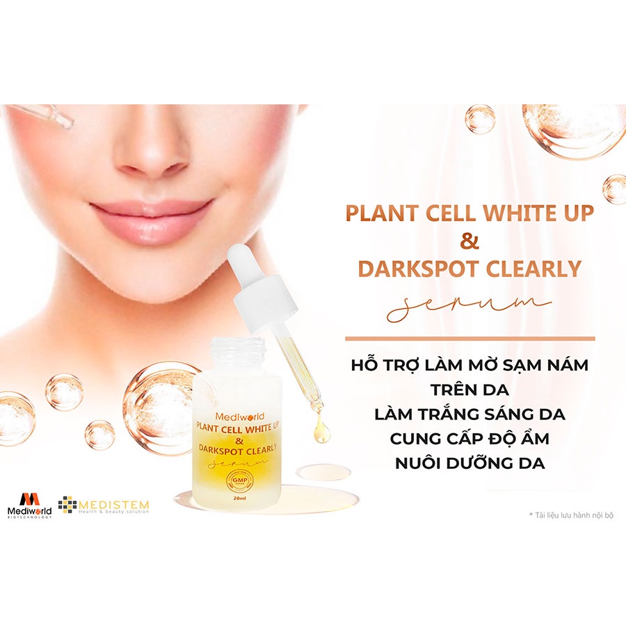 Plant cell white up & darkspot clearly - tinh chất trắng da mờ sạm nám