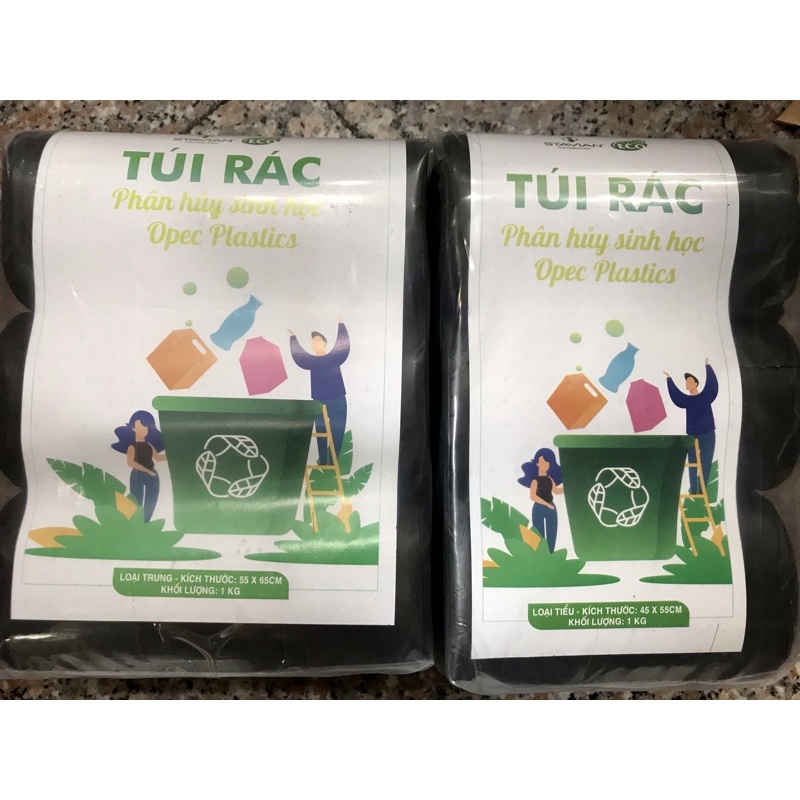 Túi Rác Tự Phân Huỷ Bảo Vệ Môi Trường 1KG