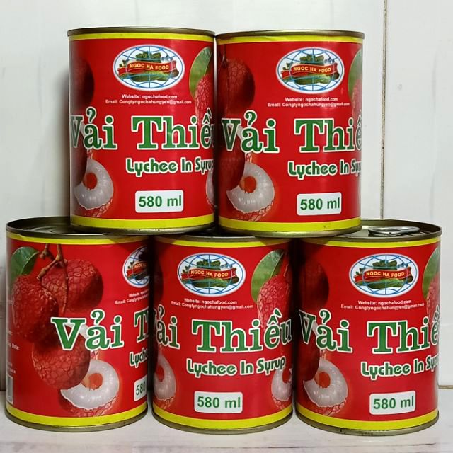 Vải Thiều Ngọc Hà Nước Đường 270g