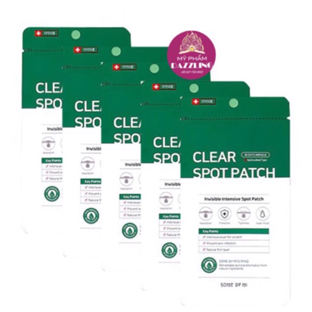 [Chính Hãng] Combo 5 Gói Dán Mụn Some By Mi Clear Spot Patch