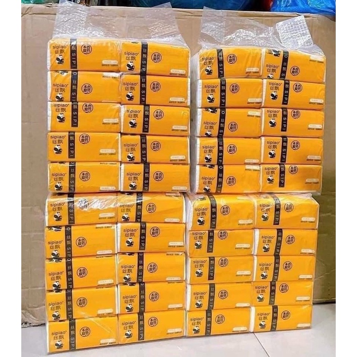 Compo 3 bịch (30 gói ) giấy ăn gấu trúc siêu dai