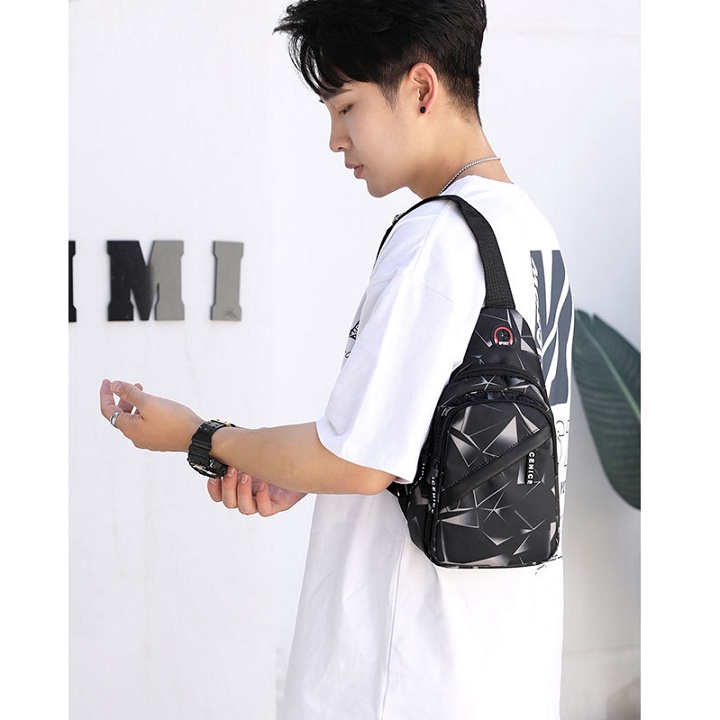 Túi Đeo Chéo Nam Vải Canvas T20