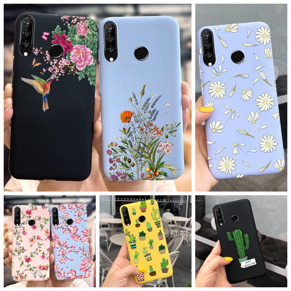 Ốp Điện Thoại Chống Sốc In Họa Tiết Hoa Cúc / Xương Rồng Nhiều Màu Sắc Cho Huawei P30 Lite P30 Pro Huawei P30