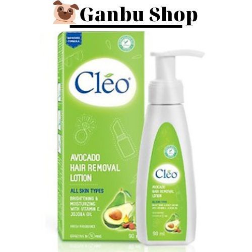 [Che Tên] Kem Bơ Tẩy Lông Dạng Sữa Cléo Chiết Xuất Từ Bơ 90ml Dành Cho Mọi Loại Da