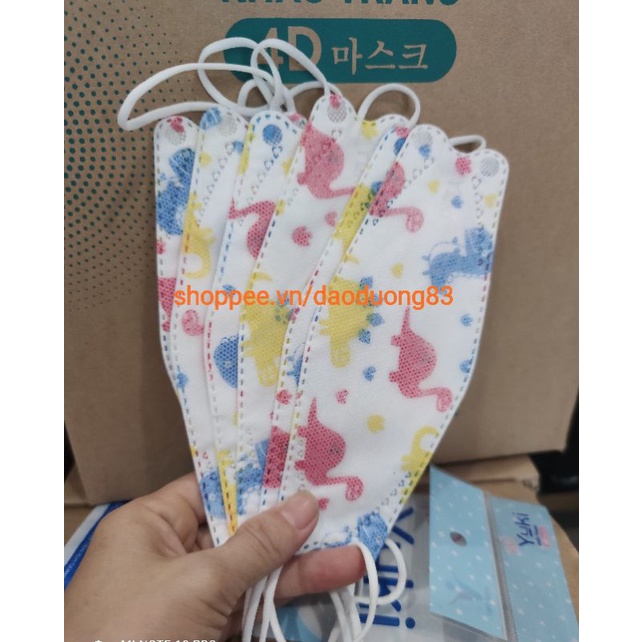 Khẩu trang 4D Yuki trẻ em 1 bịch/6 cái | BigBuy360 - bigbuy360.vn