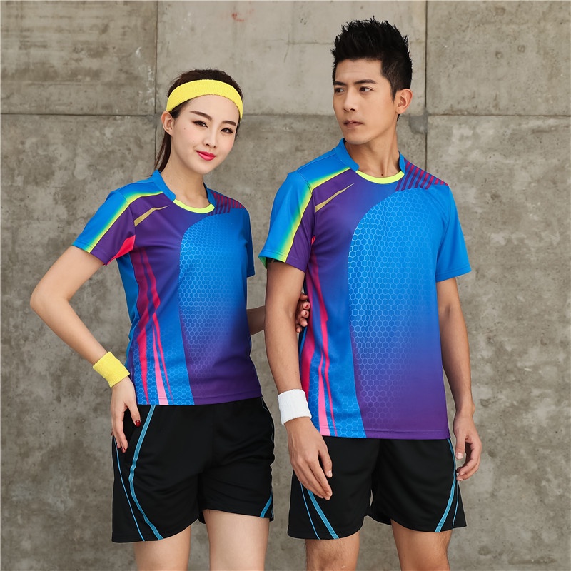 Áo Thun Thể Thao Tay Ngắn Thoáng Khí Mau Khô Thời Trang Mùa Hè Cho Nam Và Nữ