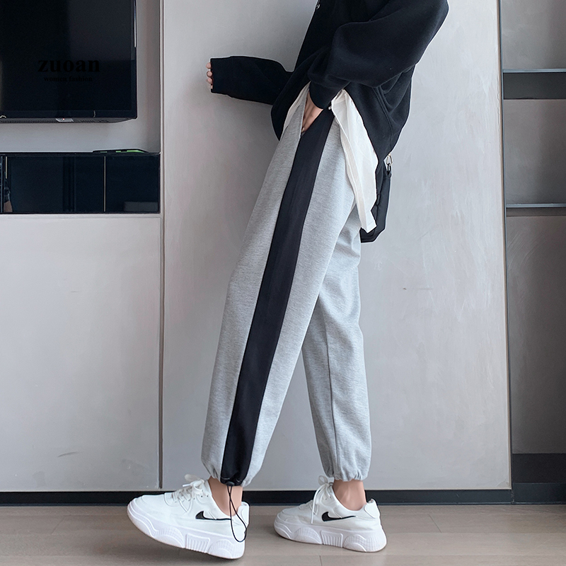 Quần Dài Thể Thao Dáng Rộng Kiểu Hàn Quốc Thời Trang Mùa Thu Cho Nữ | BigBuy360 - bigbuy360.vn