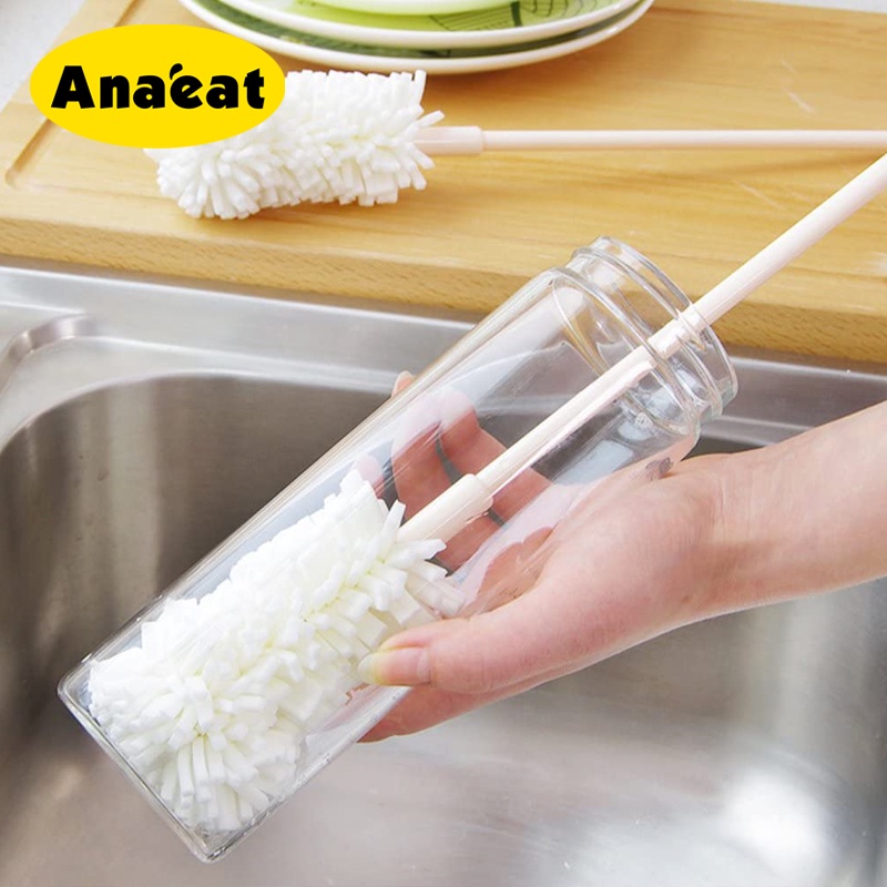 Cọ rửa vệ sinh đồ dùng nhà bếp ANAEAT chất liệu xốp thiết kế tay cầm dài chuyên dụng