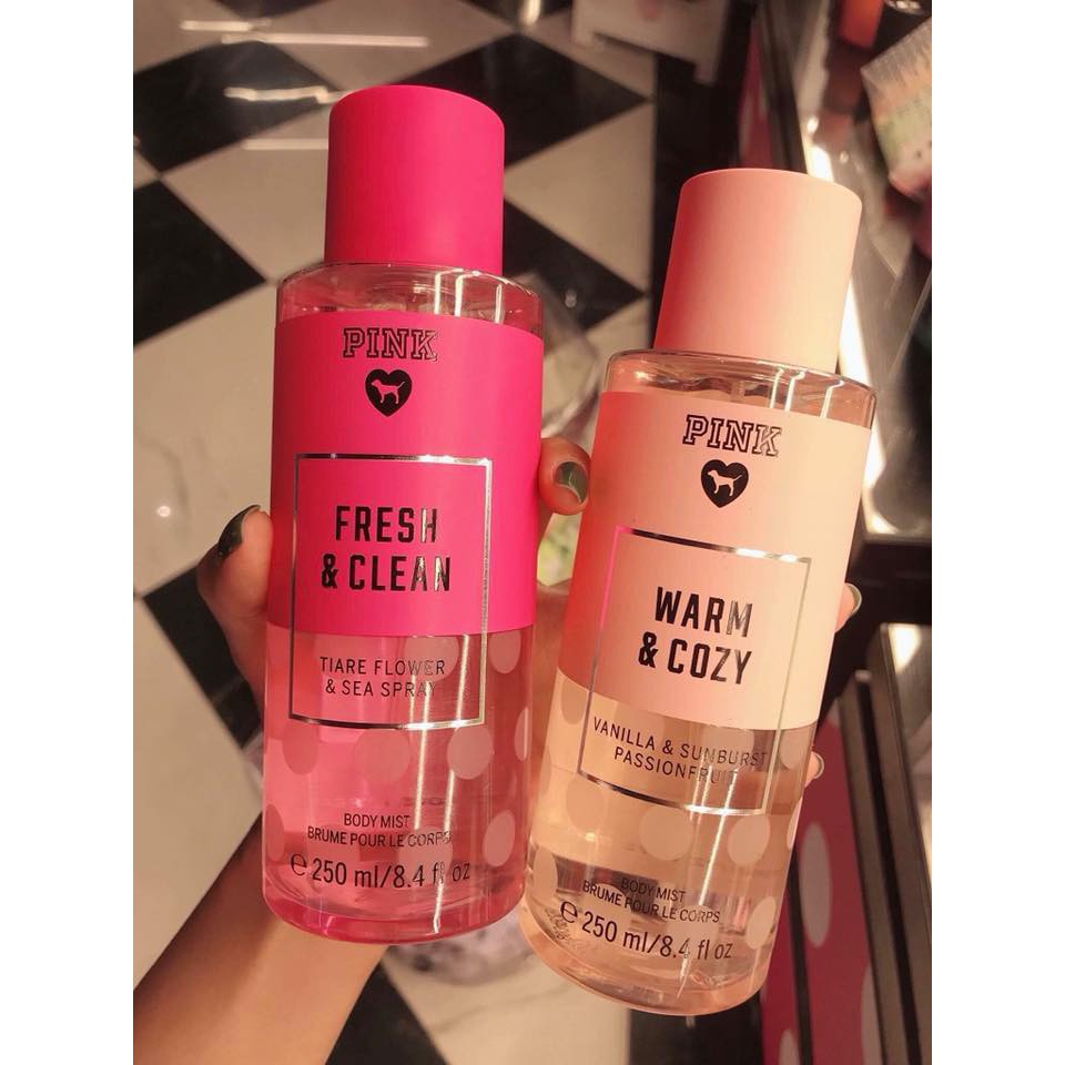 Xịt thơm body Victoria Secret Pink 75ml các mùi (set nước hoa Balan) | BigBuy360 - bigbuy360.vn