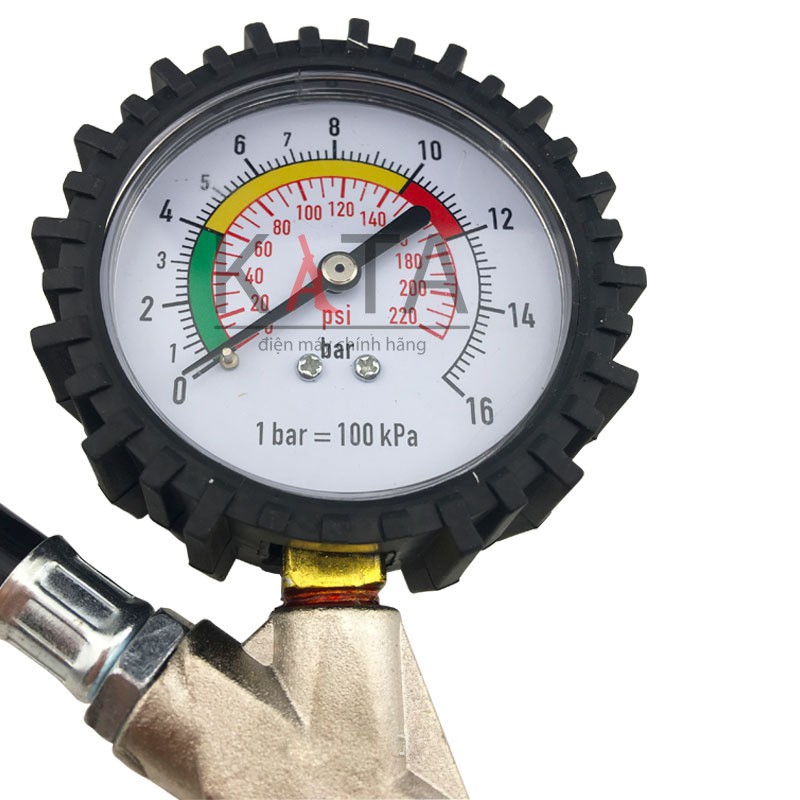 Đồng hồ cơ bơm lốp PJCASOO đo áp suất xe máy, xe ô tô tối đa 16 bar BL02