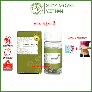 Giảm cân Slimming Care X3 siêu giảm cân nhanh cấp tốc an toàn Thảo mộc không phải thuốc giảm cân