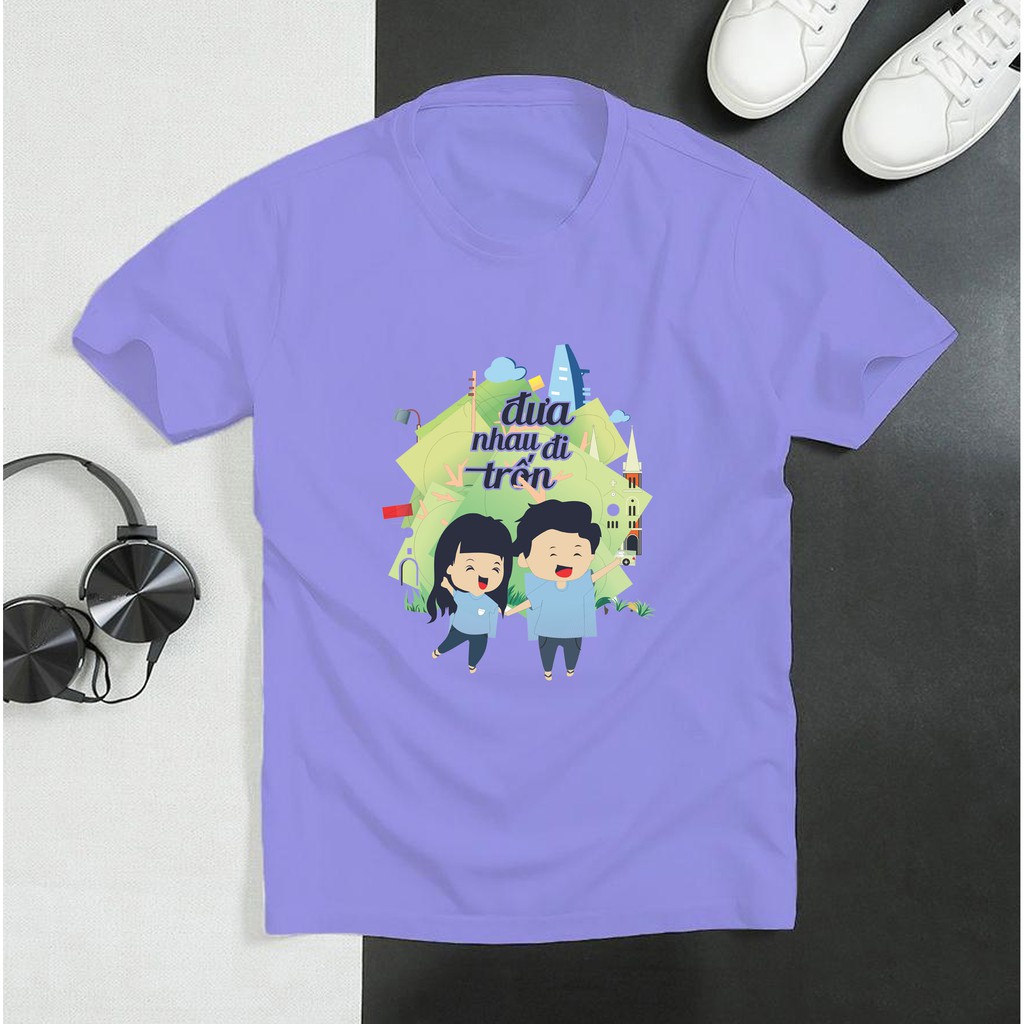 Áo thun nam nữ in hình thời trang Everest KM30