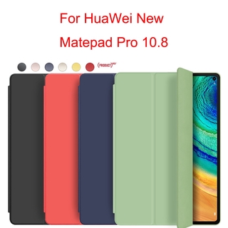 For Huawei MatePad Pro 10.8 inch 10.4 M6 10.8 M6 8.4 Smart Leather With Magnetic Soft Silicone Back Cover for Mate pad pro 2019 Holster with Smart Sleep Wake Tablet Case