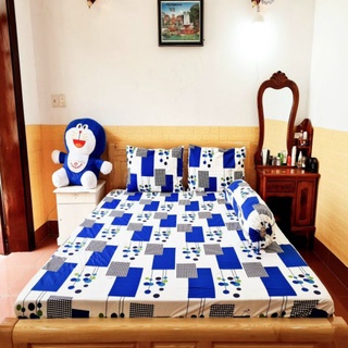 Bộ Drap Cotton Thắng Lợi 1m6