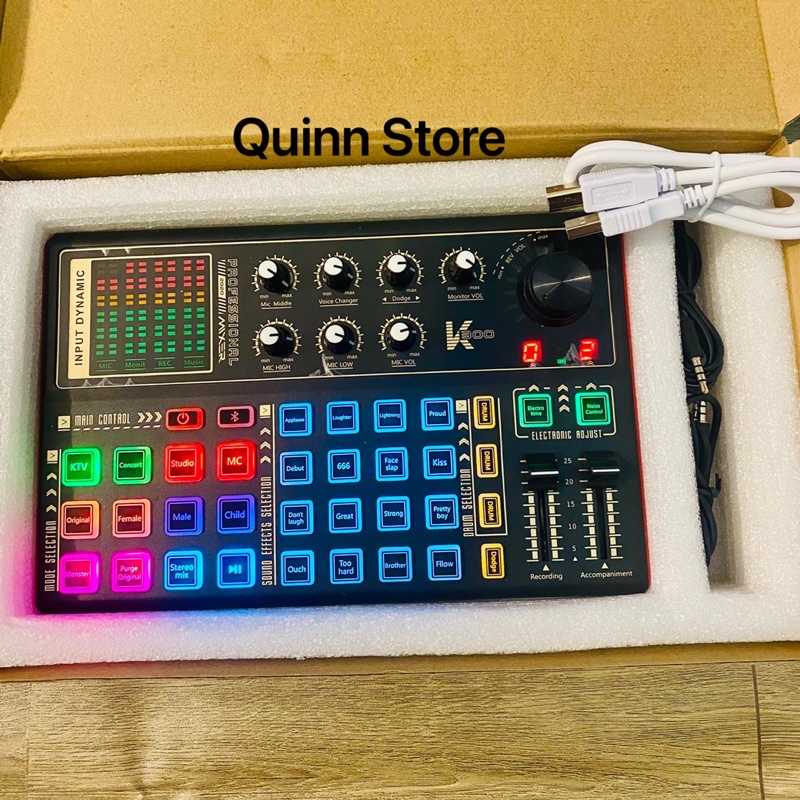 Soundcard K300 Autotune, thu âm, Livestream chính hãng