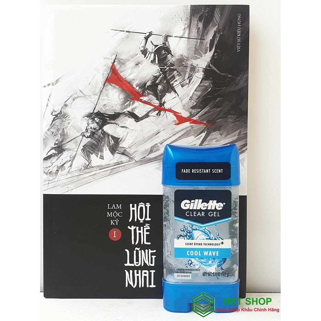 Lăn Khử Mùi Gillette Cool Wave Clear gel 107g - Nhập khẩu từ Mỹ giá tốt | BigBuy360 - bigbuy360.vn
