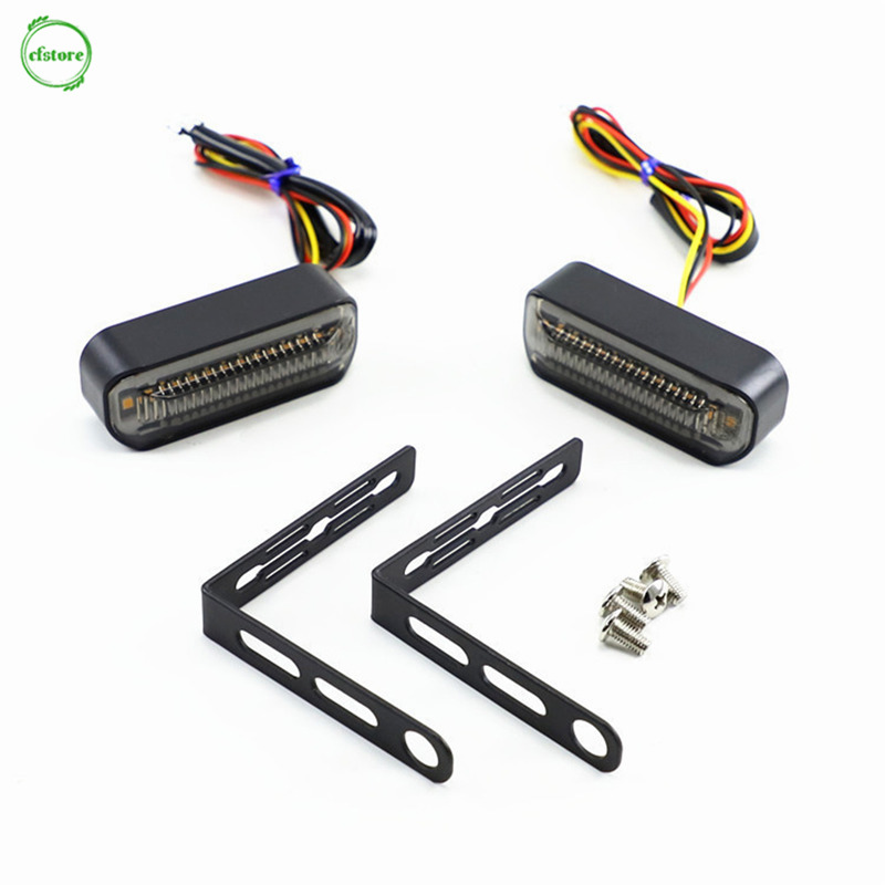 Set 2 bóng đèn tín hiệu 2 trong 1 tiện dụng cho xe moto