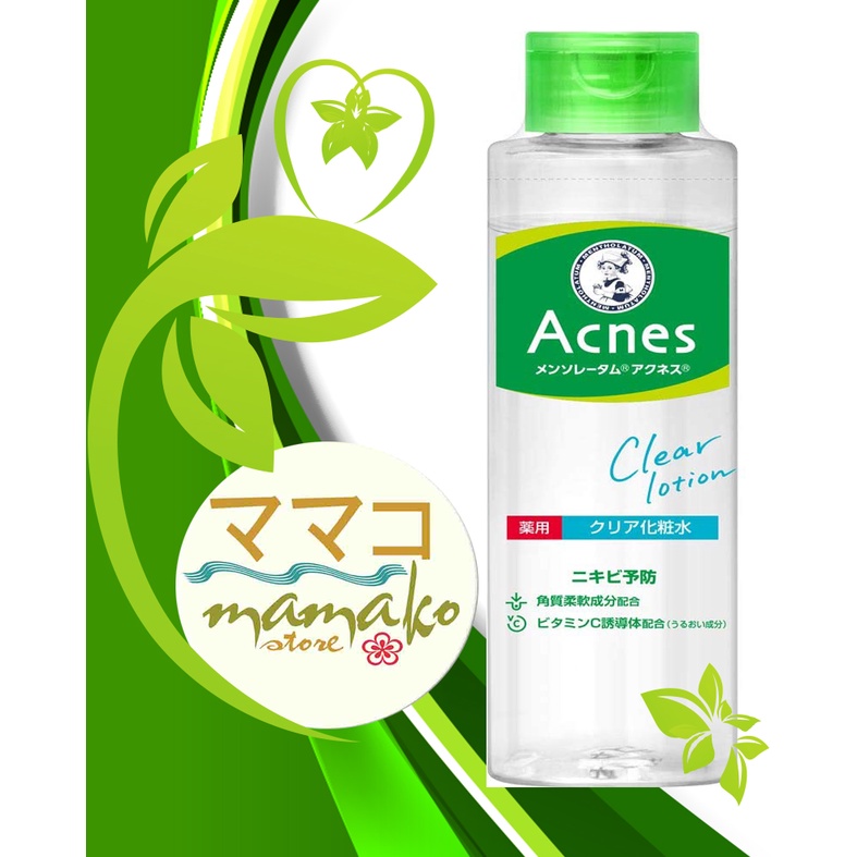 Dưỡng da Mentholatum Acne Med.icated 180ml Clear Toner/da dầu/da thường