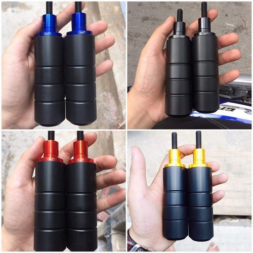 Chống đổ Winner X, Ex 150 gắn sau xe máy mẫu cao su nhựa ABS cán giảm chấn cao cấp