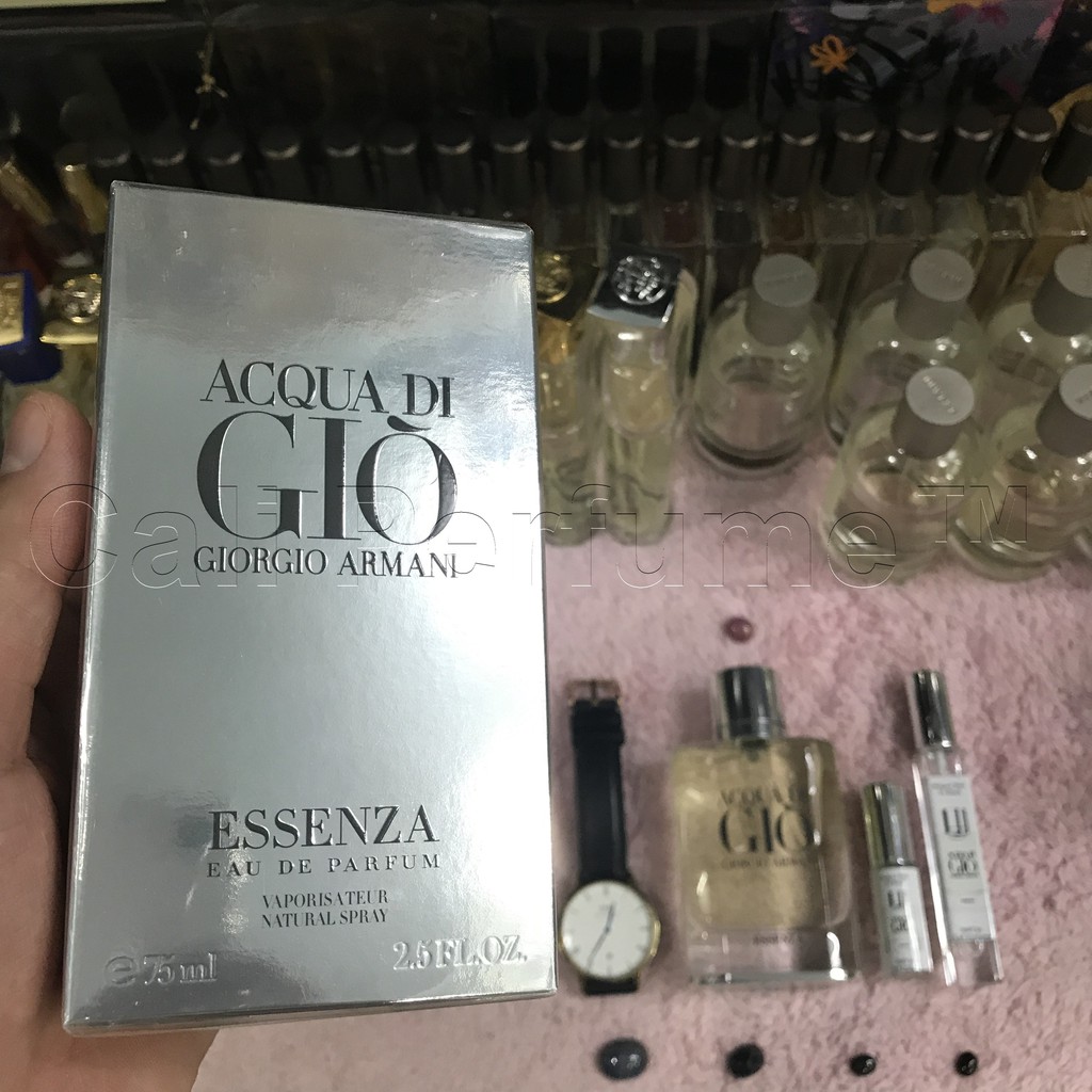 [Cali Perfume][Mẫu Thử][Dùng Là Thơm] Nước Hoa Mùa Hè Lưu Hương Lâu Dành Cho Nam Armani Acqua Di Gio Essenza | Thế Giới Skin Care