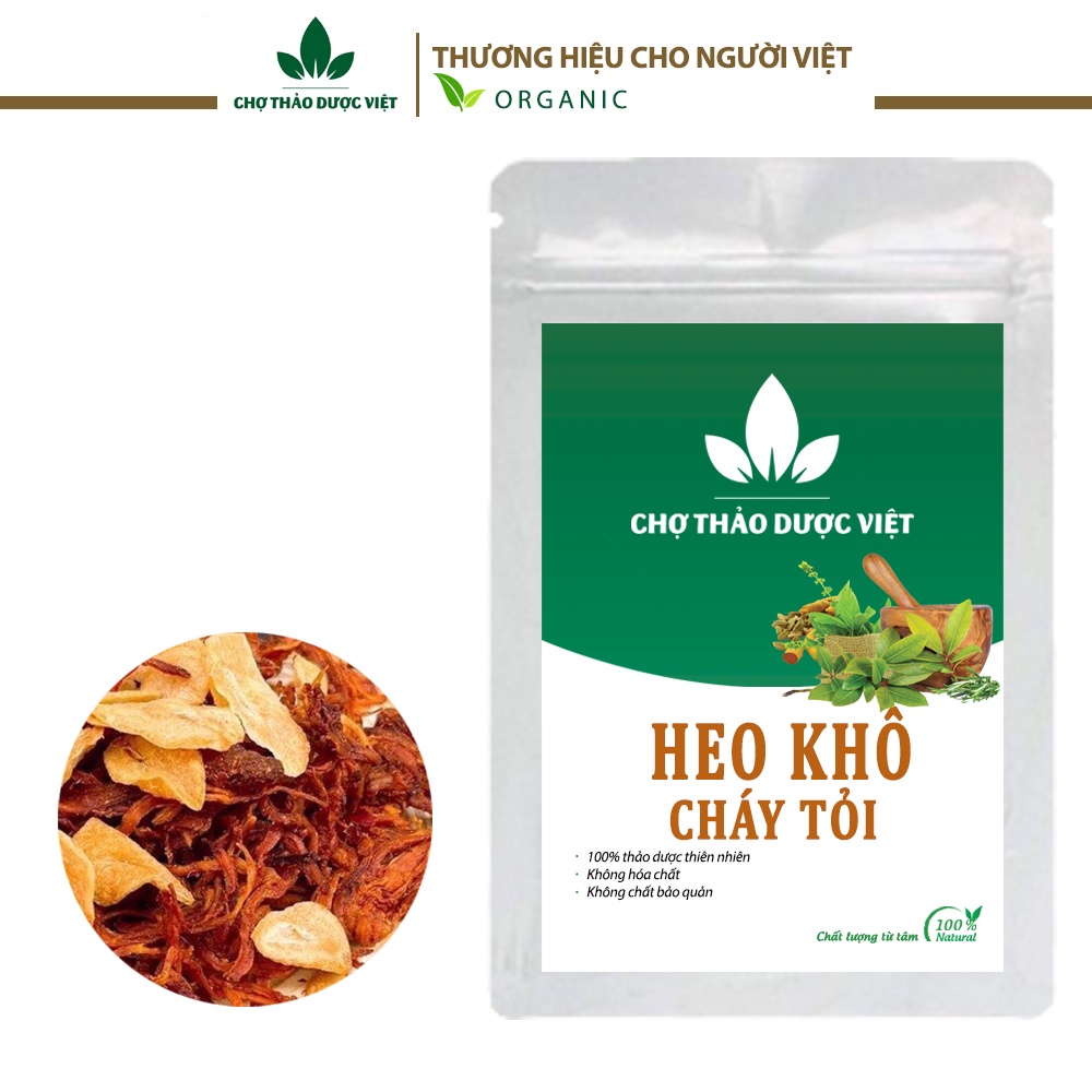 Heo khô cháy tỏi (Khô heo ăn liền tiện lợi) 100g- Chợ Thảo Dược Việt