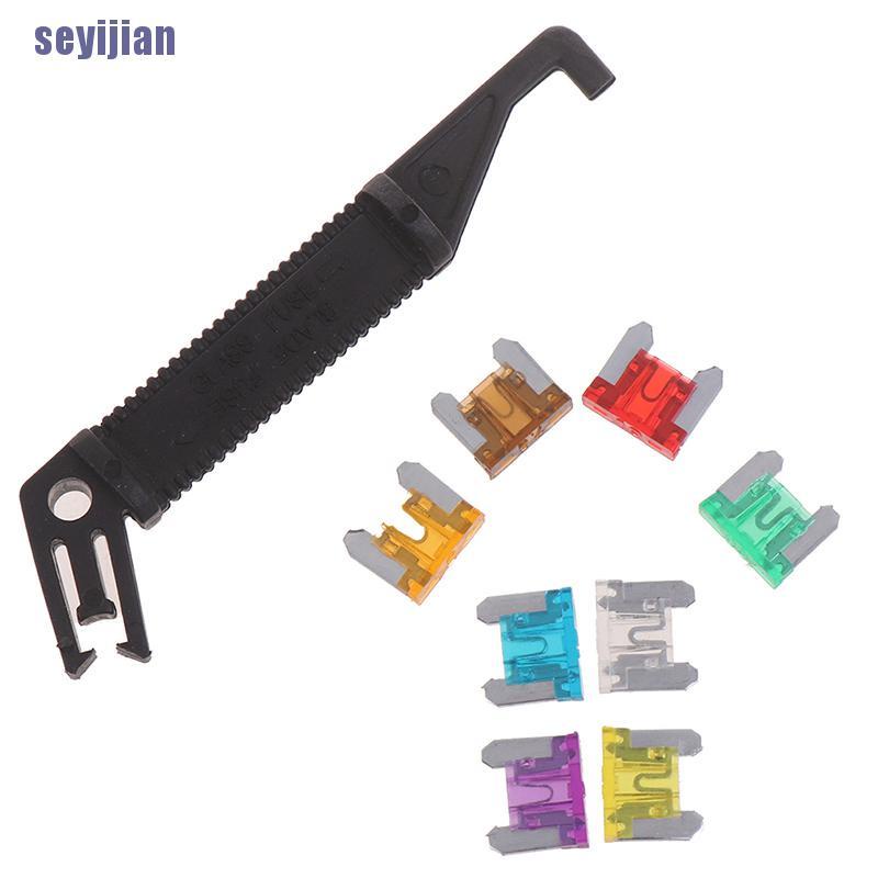 Set 100 Cầu Chì mini Tự Động 3A5A7.5A10A15A 20A25A30A Cho Xe Hơi