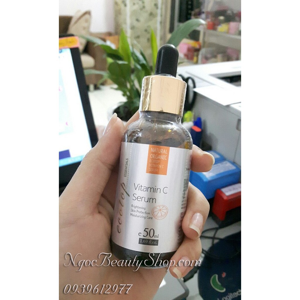 Serum Vitamin C dưỡng da Ecotop 50ml