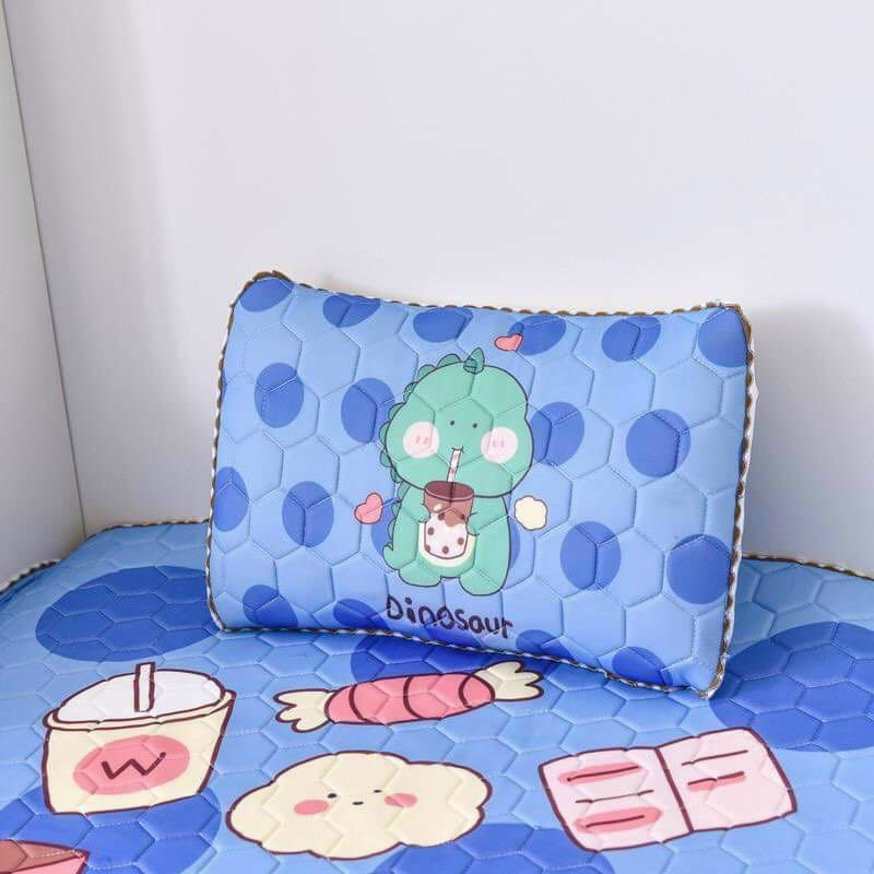 Gối cho bé gối điều hoà cao su non cho bé từ 1 đến 10 tuổi chất liệu tencel cao cấp hình ngộ nghĩnh kích thước 30 x 50cm