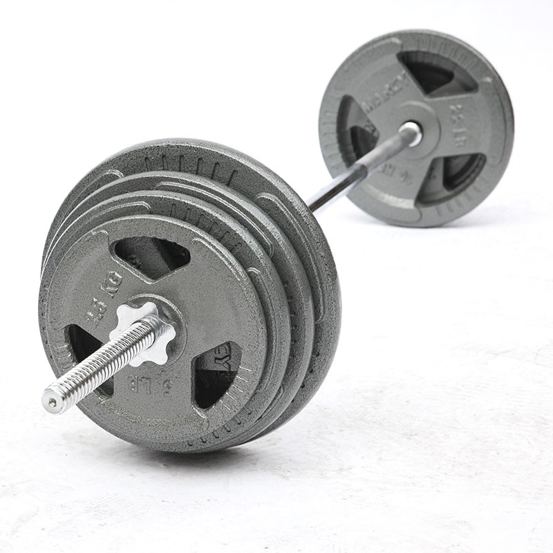 Đòn tạ chữ 1m2 tập gym, chất liệu sắt xi, đường kính phi 27, dụng cụ thể thao binhansport