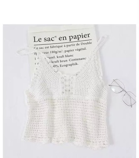 Áo len 2 dây croptop nhiều màu