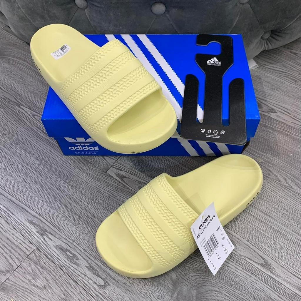 Dép Adidas Adilette AYoon, Dép Quai Ngang Nam Nữ Ayoon slide Hàng Cao Su Mềm Êm Chân Cao Cấp