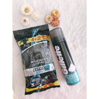 Gel/bọt cạo râu Gillette 200ml - Đức