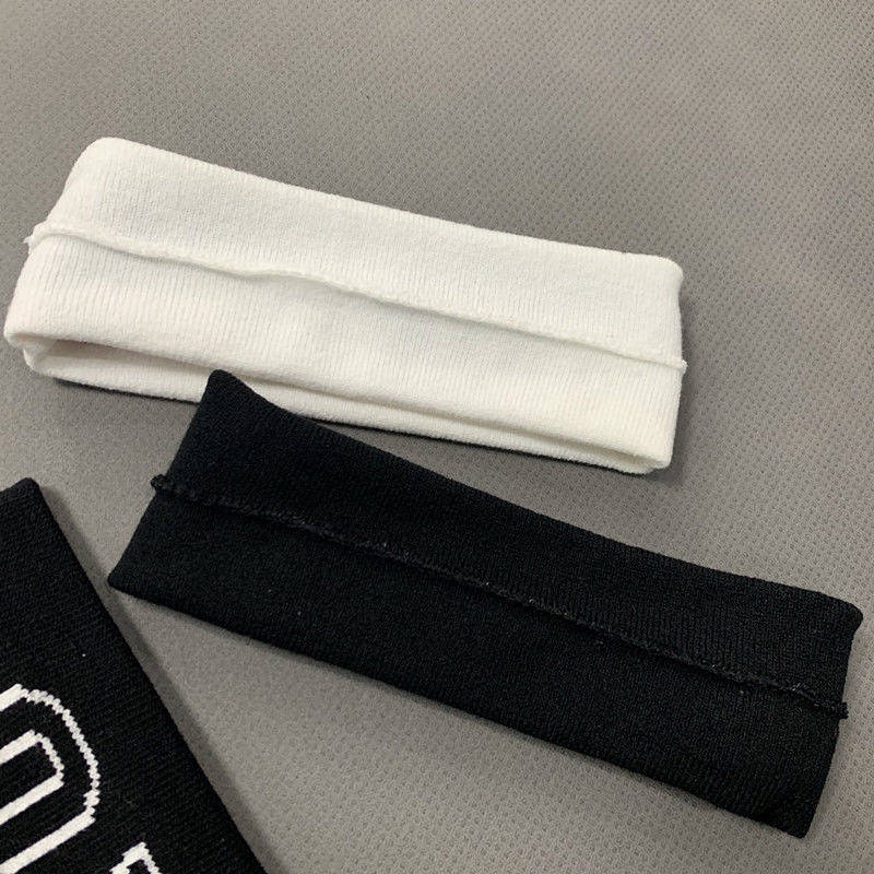 Băng đô dệt kim in chữ phong cách hip hop thời trang Hàn Quốc cho nam và nữ