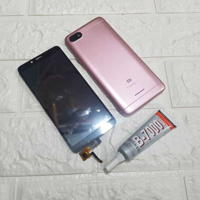 Combo Bộ Vỏ + Màn Hình Xiaomi Redmi 6A Zin Hành Cao Cấp Tặng 1 Tuýp Keo