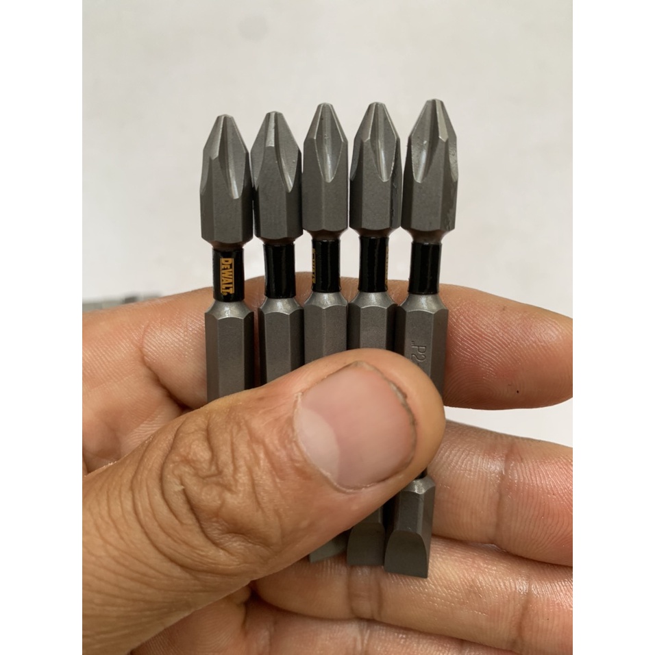 Mũi vít Dewalt hai đầu PH2 - SL8 dài 70mm chính hãng có từ