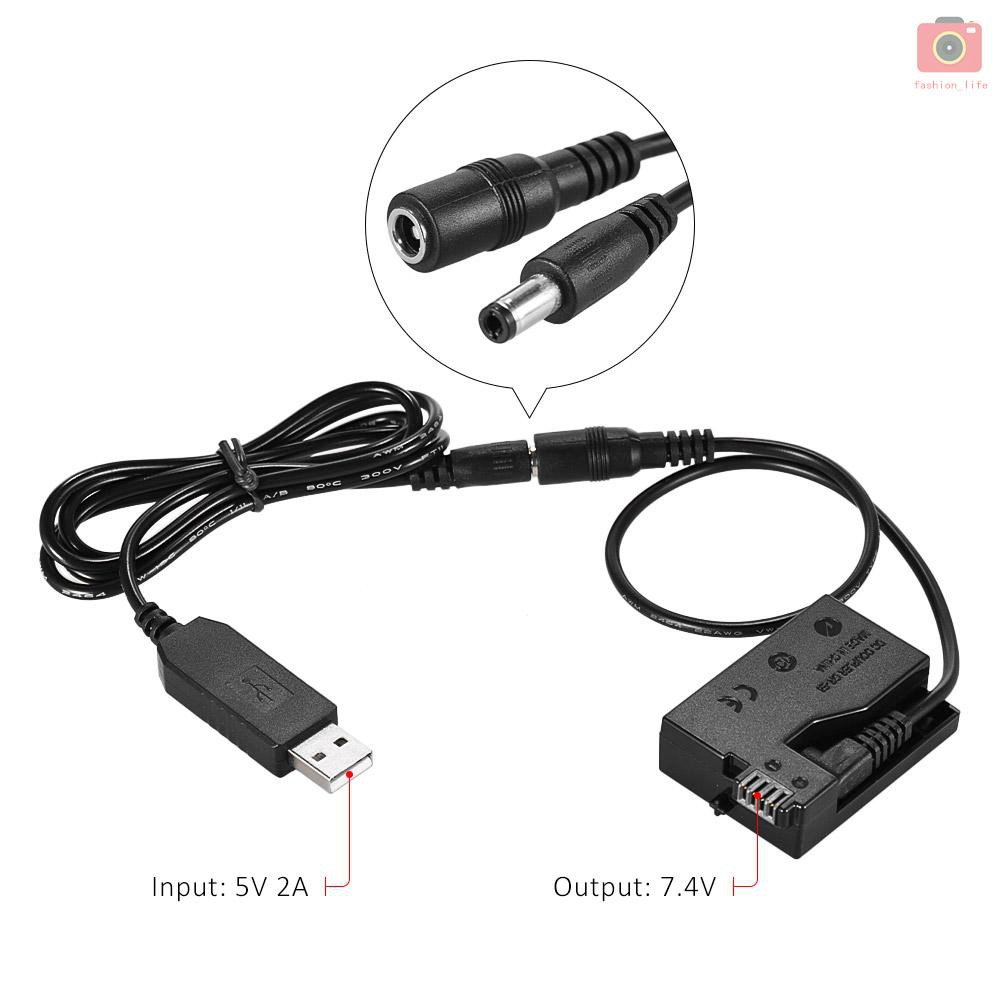 Pin Sạc Dự Phòng Andoer Dr-E8 Với Dây Cáp Nguồn Dc Cho Máy Ảnh Dslr Lp-E8 Canon Eos 550d 600d 650d 700d Dslr