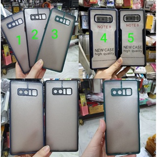 Ốp Samsung Note 8 viền dẻo lưng nhám