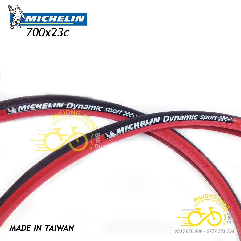 Vỏ lốp trọc xe đạp MICHELIN DYNAMIC SPORT 700x23C / 700x25C / 700x28C - 1 Chiếc