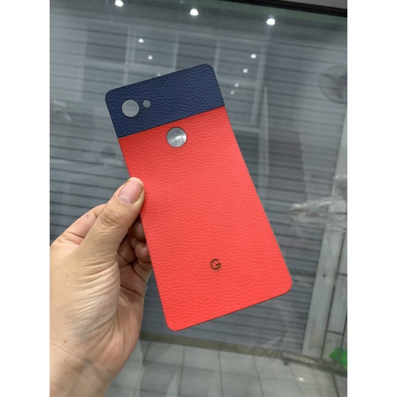 [Dán da] Miếng dán da lưng Google Pixel 3XL trơn không các màu